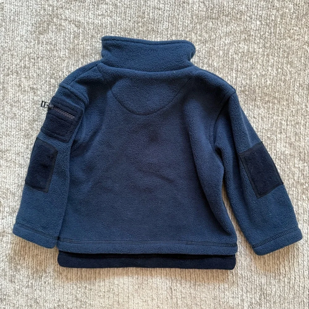 Izod‎ PerformX Navy Fleece Pullover Jacket 24M Classic Fall Layer